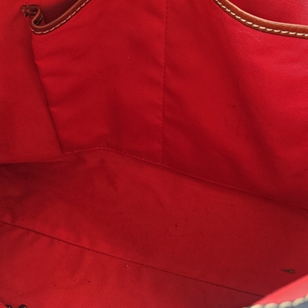 Dooney & Bourke Marine Blue Pebbled Leather Cooper Hobo Bag Leather&Gold Accents - Picture 9 of 14